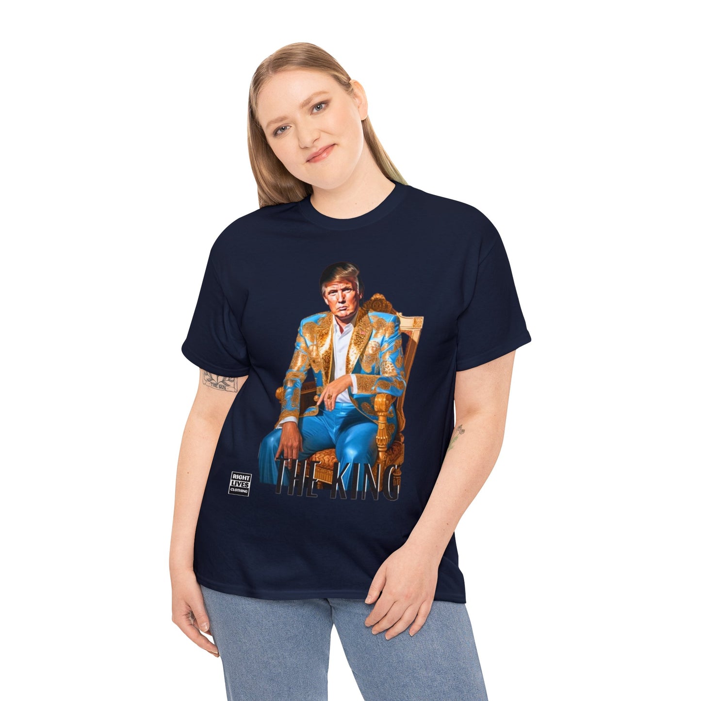 King Donald Trump Light Blue T-Shirt