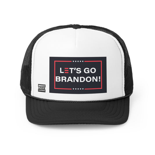 Lets Go Brandon Black - Trucker Caps
