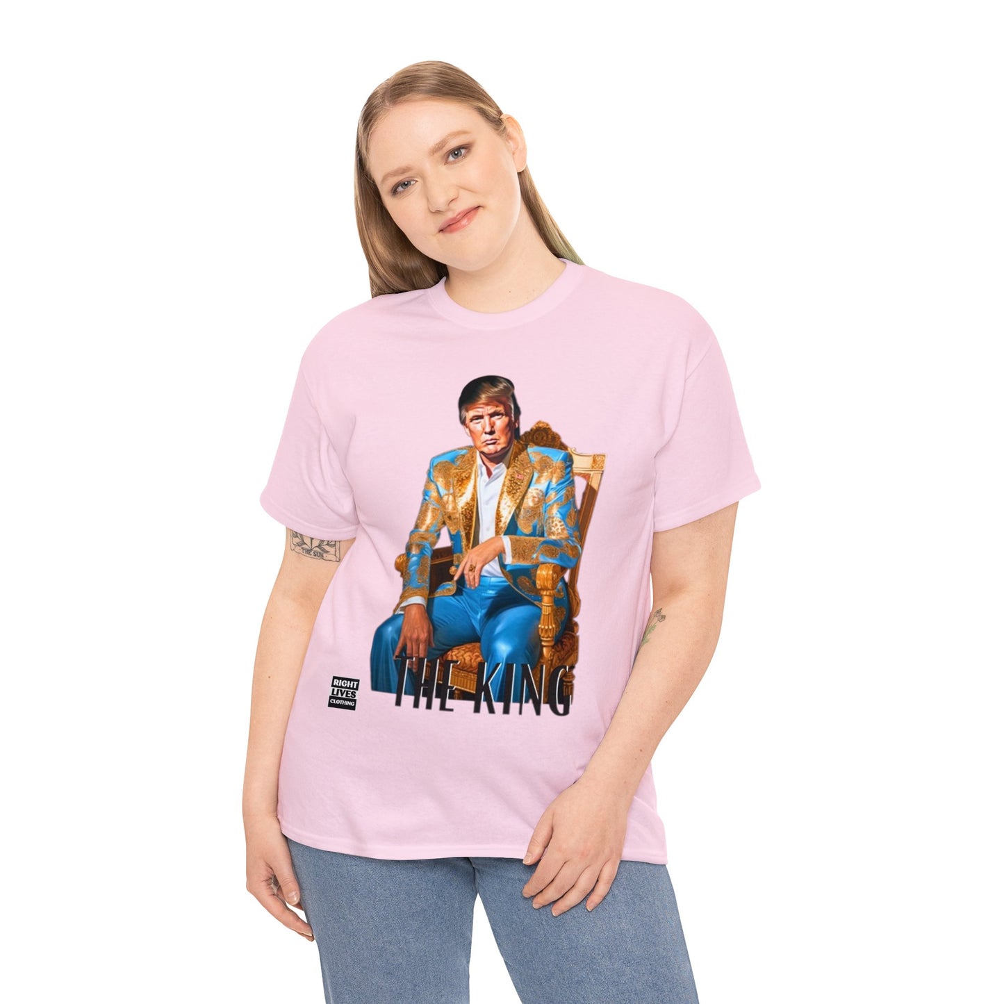 King Donald Trump Light Blue T-Shirt