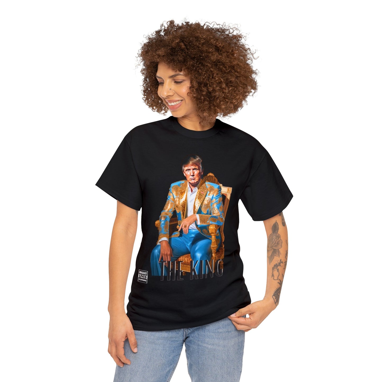 King Donald Trump Light Blue T-Shirt