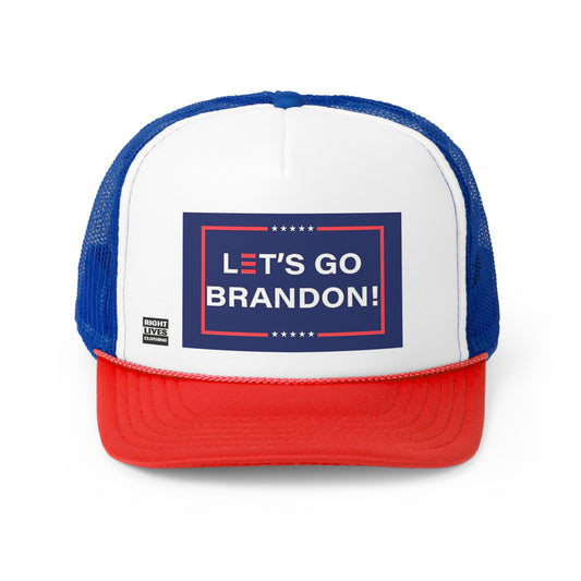 Lets Go Brandon Navy -Trucker Caps