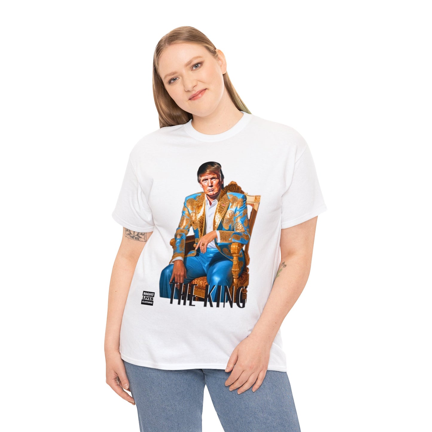 King Donald Trump Light Blue T-Shirt