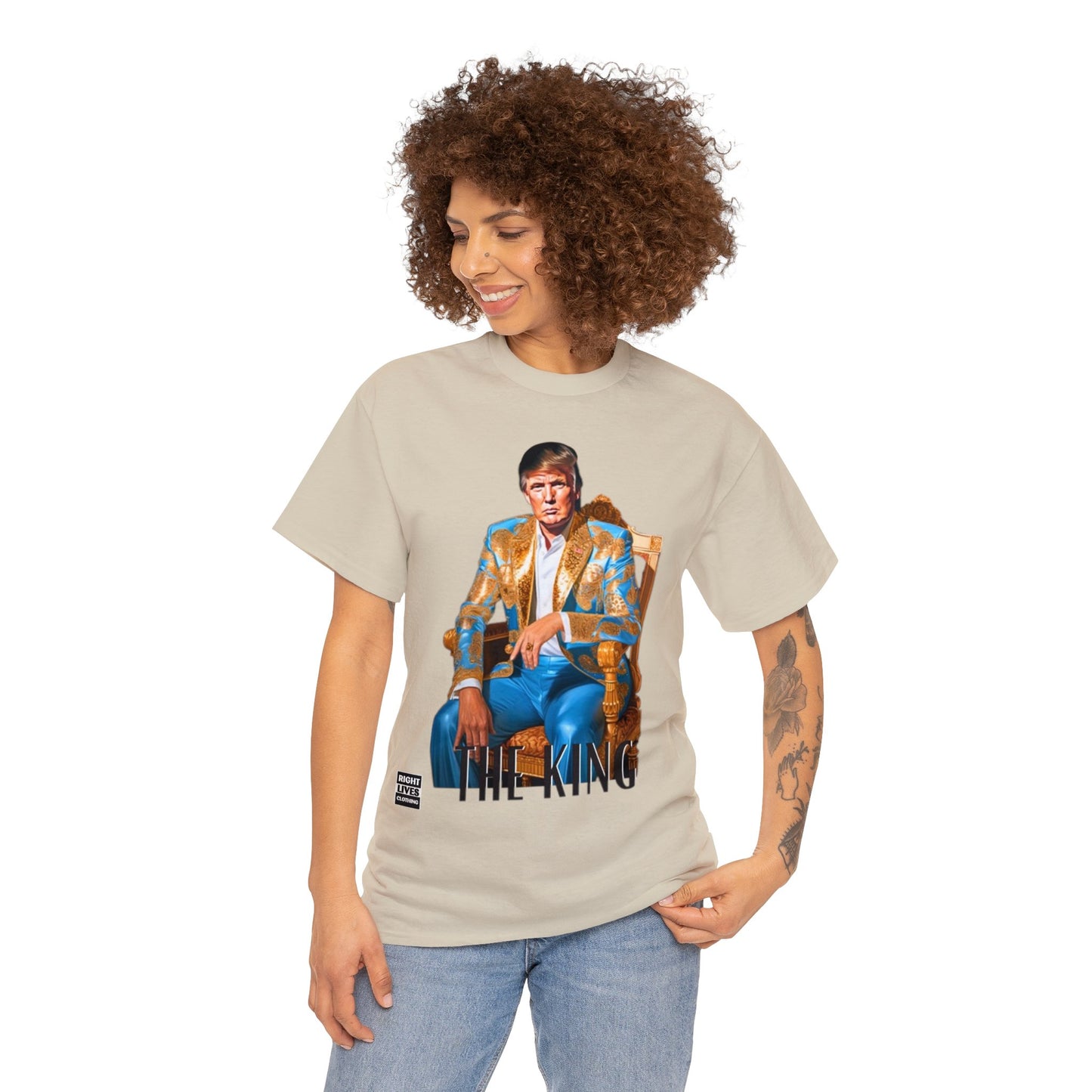 King Donald Trump Light Blue T-Shirt