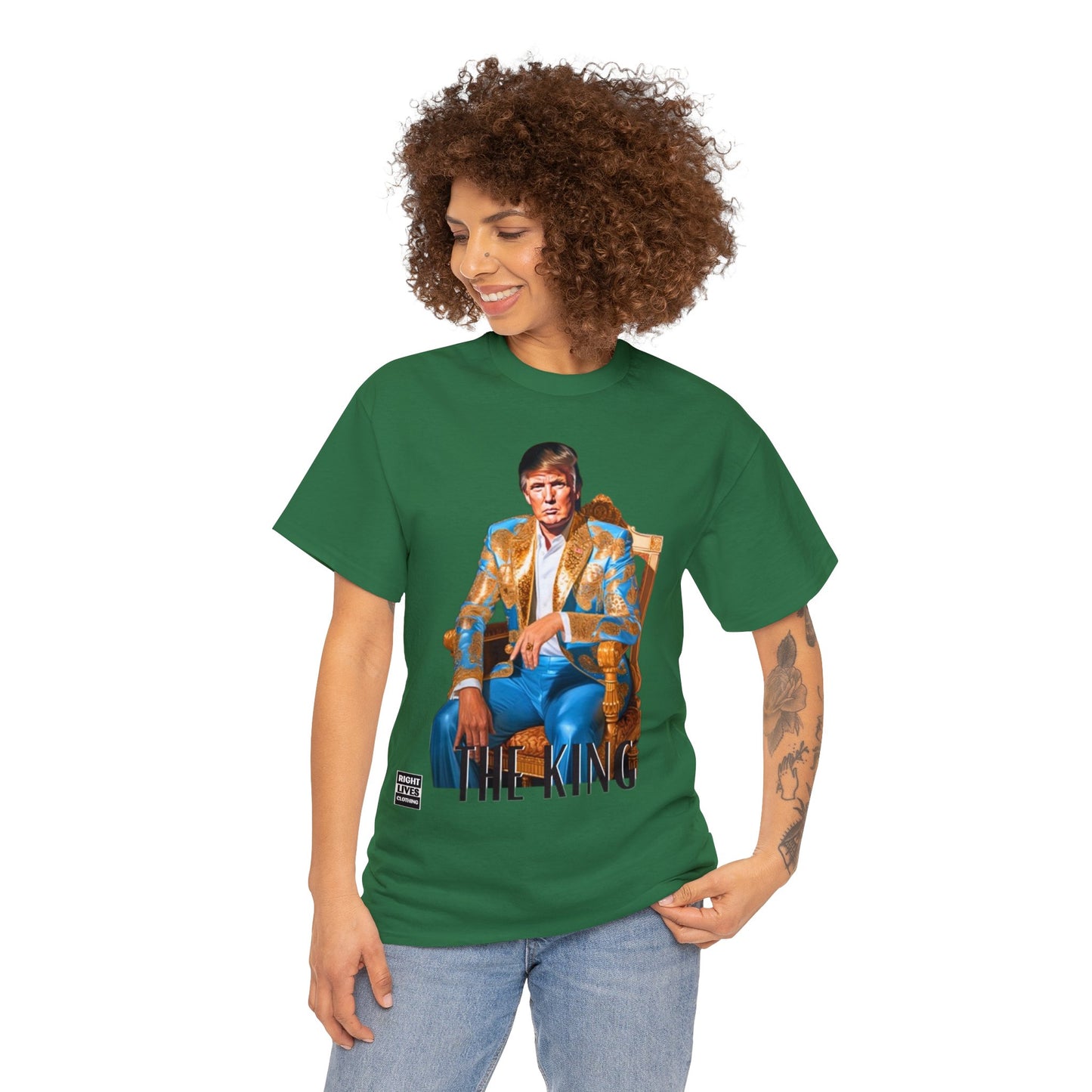 King Donald Trump Light Blue T-Shirt